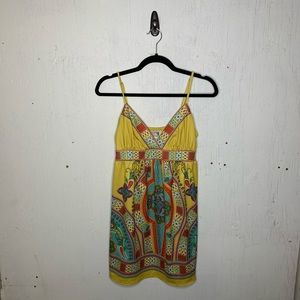 Flying Tomato Yellow Sleeveless Mini Dress